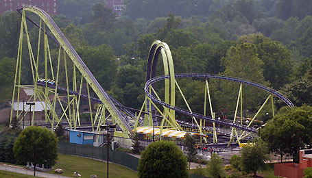 Der Doppel Looping im Dorney Park